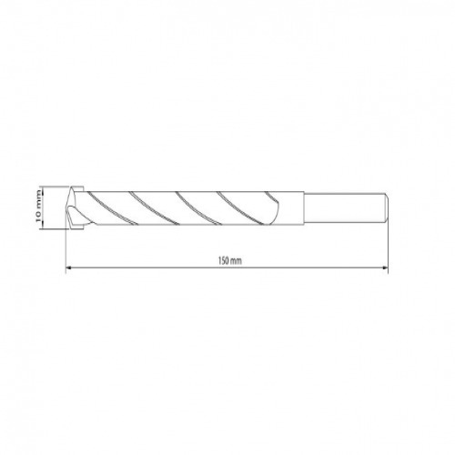 Broca de w�dea para concreto 10 mm - 43142/110