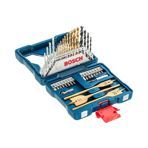 Jogo de brocas e pontas 40 peças com maleta - X-Line Jogo de brocas e pontas 40 peças com maleta - X-Line