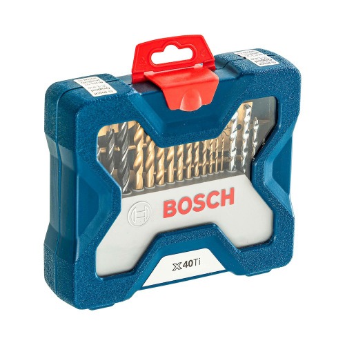 Jogo de brocas e pontas 40 peças com maleta - X-Line Jogo de brocas e pontas 40 peças com maleta - X-Line
