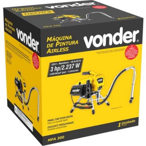 Máquina de pintura airless 3,0 hp 3.300 psi - MPA 300 220V Máquina de pintura airless 3,0 hp 3.300 psi - MPA 300 220V
