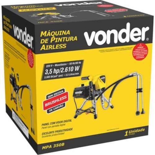 Máquina de pintura airless 3,5 hp 3.300 psi - MPA 350 220V Máquina de pintura airless 3,5 hp 3.300 psi - MPA 350 220V
