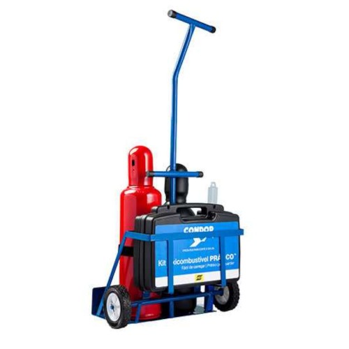 Conjunto de solda e corte Oxig�nio Acetileno Pr�tico - 407421