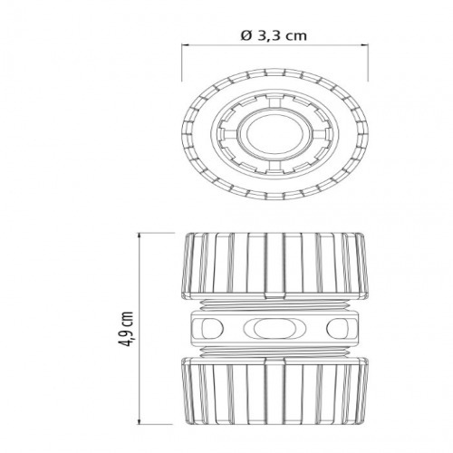 Emenda para mangueira de 1/2