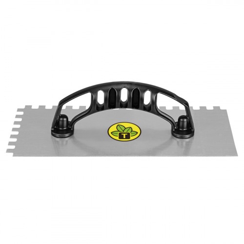 Desempenadeira em a�o dentada cabo pl�stico