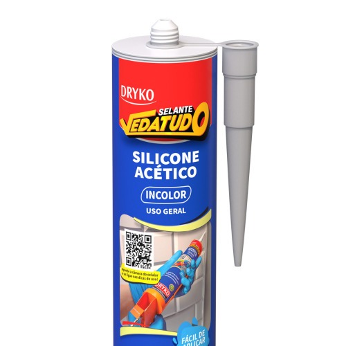Silicone ac�tico para veda��o 260 gramas - Vedatudo