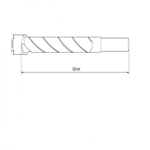 Broca de w�dea para concreto 7 mm - 43142/107