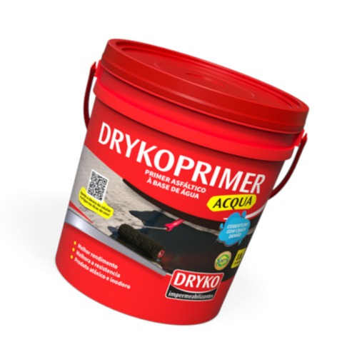 Primer asfáltico 18l para mantas e fitas asfálticas - DrykoPrimer Primer asfáltico 18l para mantas e fitas asfálticas - DrykoPrimer