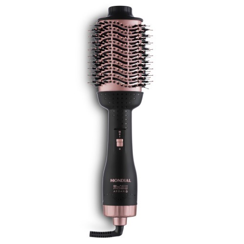 Escova secadora 1200W 3 em 1 Black Rose Argan - ES-14  220V