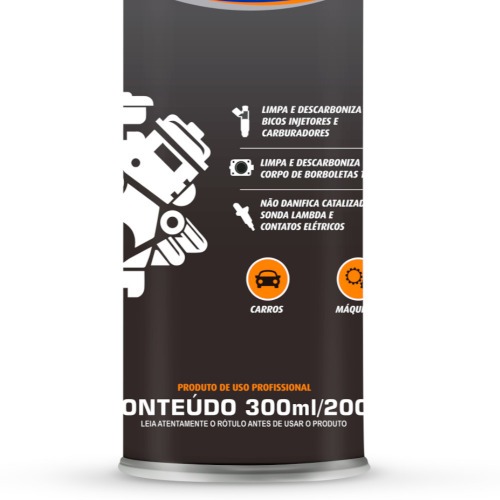 Descarbonizante para motores 300 ml - Tec 100 Descarbonizante para motores 300 ml - Tec 100