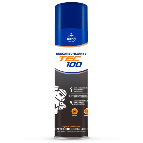 Descarbonizante para motores 300 ml - Tec 100 Descarbonizante para motores 300 ml - Tec 100