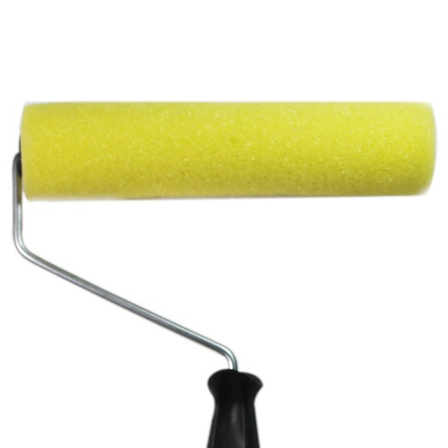 Rolo de espuma para pintura com suporte de 15 cm