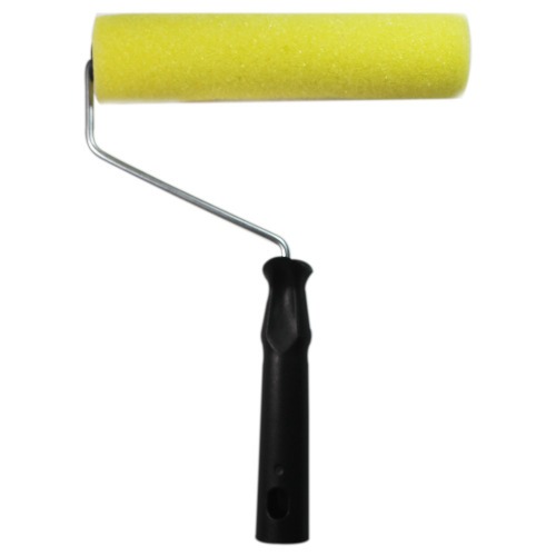 Rolo de espuma para pintura com suporte de 15 cm