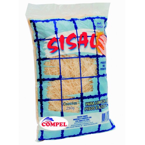 Esponja em fibra sisal para limpeza 250 g - 0.2052