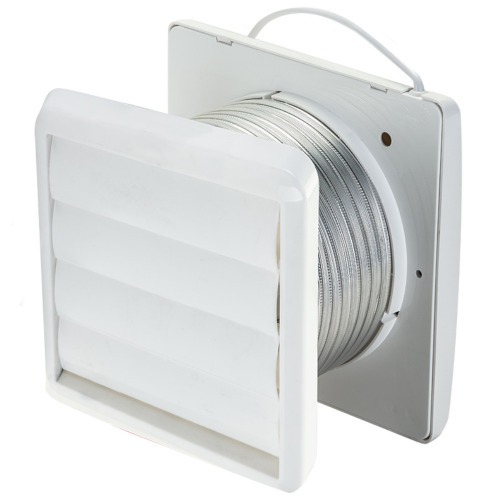 Exaustor para banheiro di�metro de 150 mm com grade e duto KEXB-03  110V/220V