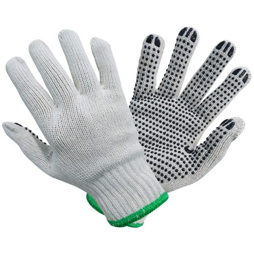 Luva de malha pigmentada tricotada