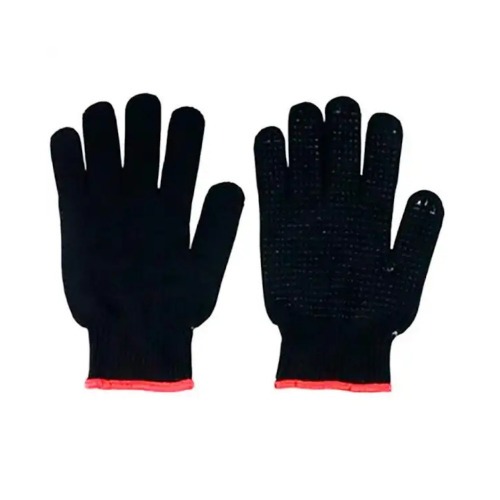 Luva de malha pigmentada tricotada