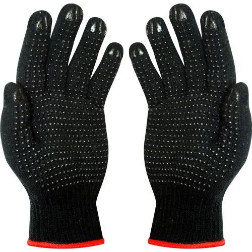 Luva de malha pigmentada tricotada