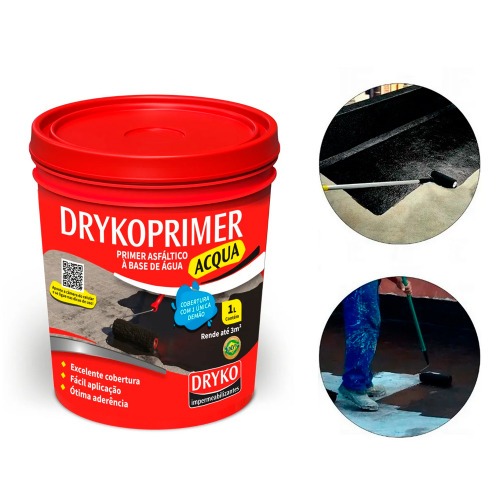 Primer asf�ltico 1L para mantas e fitas asf�lticas - DrykoPrimer