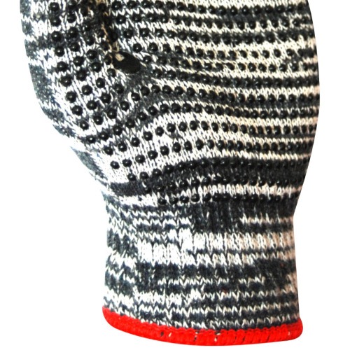 Kit 24 pares de luvas de malha mesclada tricotada 3 fios pigmentada