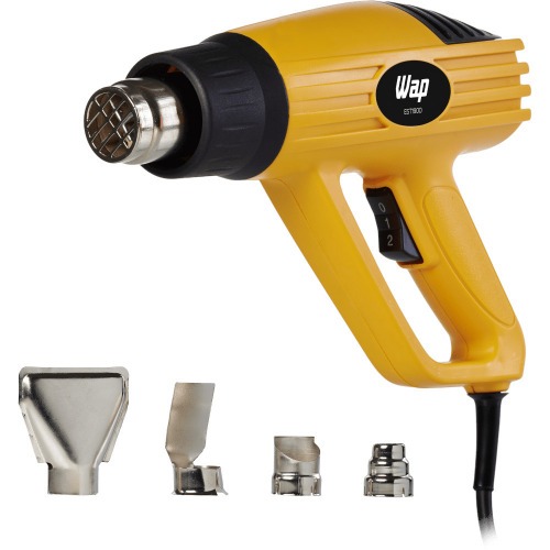Soprador t�rmico 1500W 400 a 550�C 2 est�gios com acess�rios - EST1900  110V