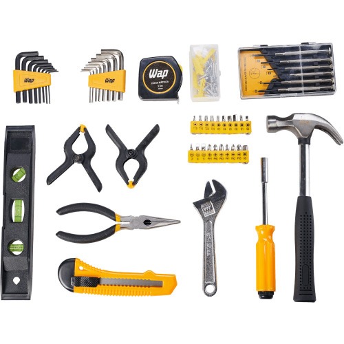 Jogo de ferramentas com 132 pe�as e maleta dobr�vel - MKF132