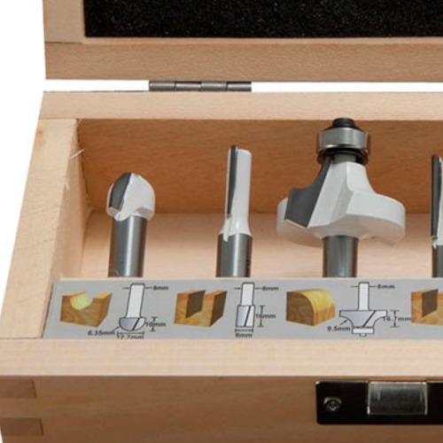 Jogo de fresas para madeira 1/4