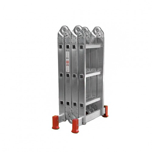 Escada multifuncional de alum�nio 4 x 3 com 12 degraus 13 em 1 - ESC0292