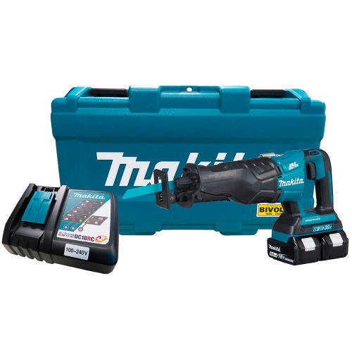 Serra sabre a bateria 36V 5Ah Brushless com maleta - DJR360RT2 110V/220V Serra sabre a bateria 36V 5Ah Brushless com maleta - DJR360RT2 110V/220V