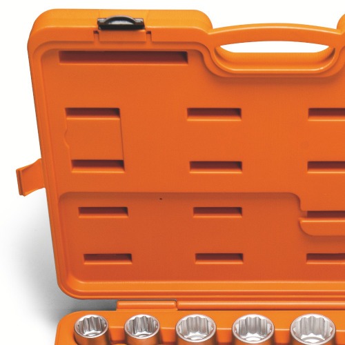 Jogo de soquete estriado de 22 a 50 mm encaixe de 3/4