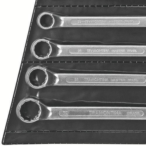 Jogo de chave estrela 6 a 32 mm a�o cromo van�dio com 12 pe�as  - 42021/212