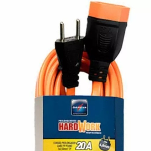 Extensão elétrica 10 metros 3 x 2,50 mm 2P+T 20A - HARDWORK Extensão elétrica 10 metros 3 x 2,50 mm 2P+T 20A - HARDWORK