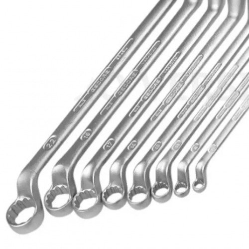Jogo de chave estrela 6 a 22 mm aço cromo vanádio com 8 peças - 2 - 8M Jogo de chave estrela 6 a 22 mm aço cromo vanádio com 8 peças - 2 - 8M