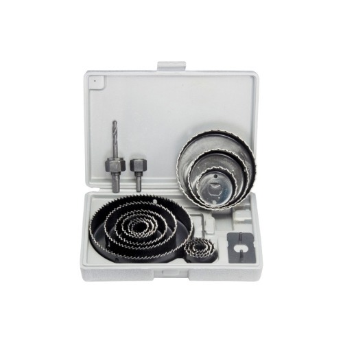 Jogo de serra copo para madeira 19 a 127 mm com 16 peças - 704729 Jogo de serra copo para madeira 19 a 127 mm com 16 peças - 704729