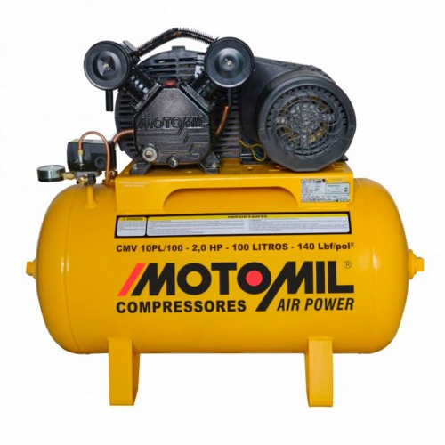 Compressor de ar 9 p�s 100L 2 hp 140 libras monof�sico - CMV-10PL/100A  220V