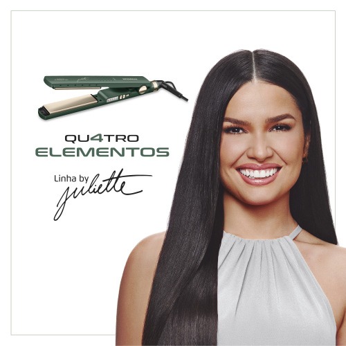 Prancha Chapinha Alisadora 4 elementos By Juliette - P-JU-02  110V/220V
