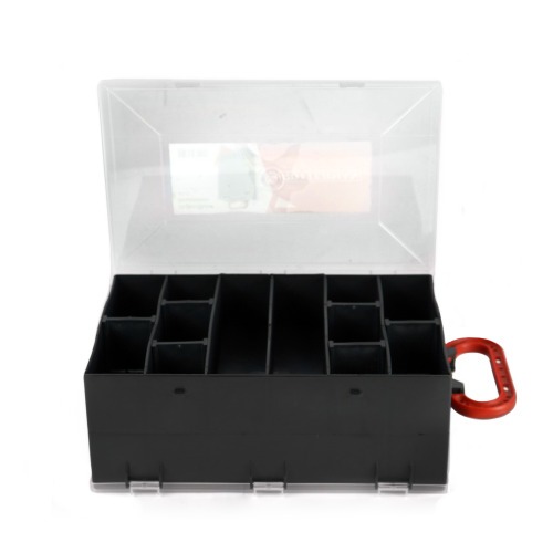 Organizador pl�stico com 12 compartimentos - Doublebox