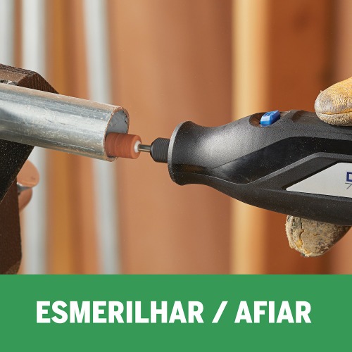 Micro ret�fica a bateria 4 volts com 5 acess�rios - 7350