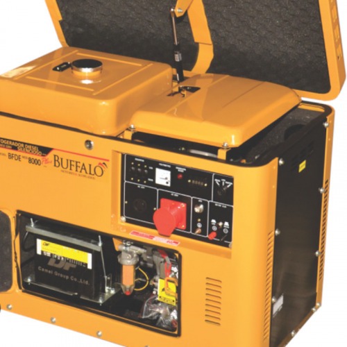 Gerador de energia 6,5 Kva a diesel cabinado monof�sico - BFDE 8.000 PRO