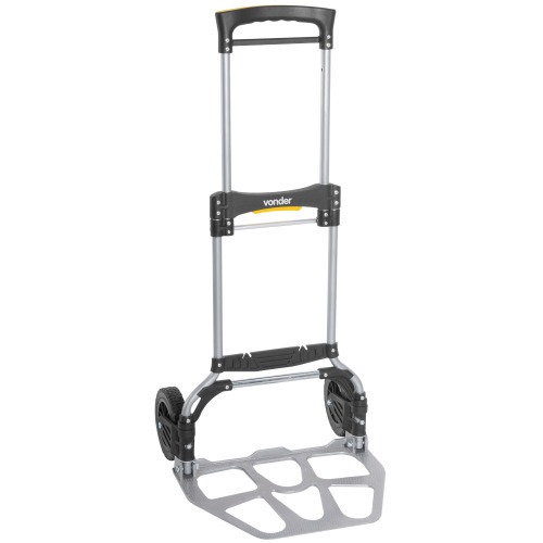 Carrinho dobr�vel em alum�nio para carga at� 100 kg