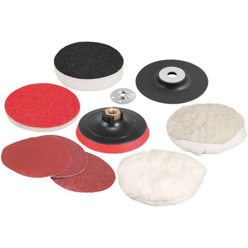 Jogo de discos para lixar e polir 4.1/2