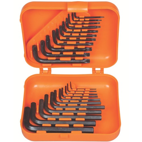 Jogo de chave allen e hexalobular com 22p�s a�o cromo van�dio - 44450222