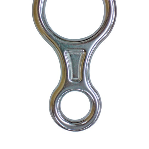 Freio oito simples para corda de decida 9 � 12 mm