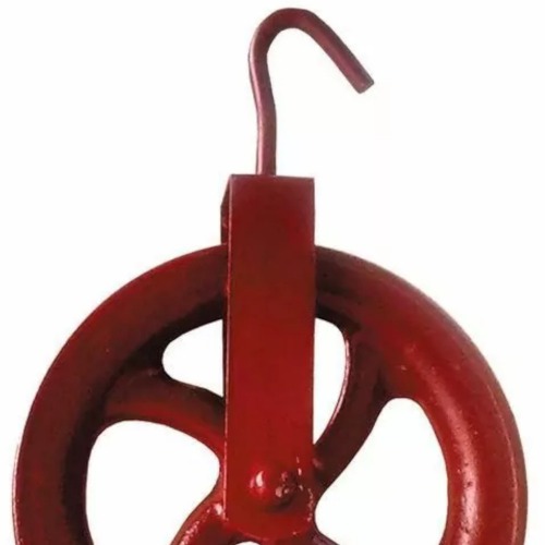 Roldana met�lica com gancho 20 cm - 99.607