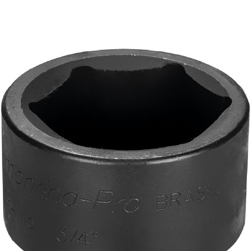 Soquete sextavado de impacto 32 mm encaixe 3/4