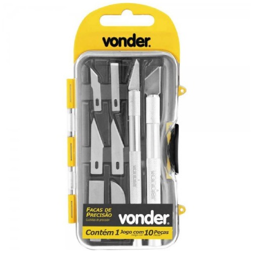 Jogo de facas de precis�o com 8 pe�as