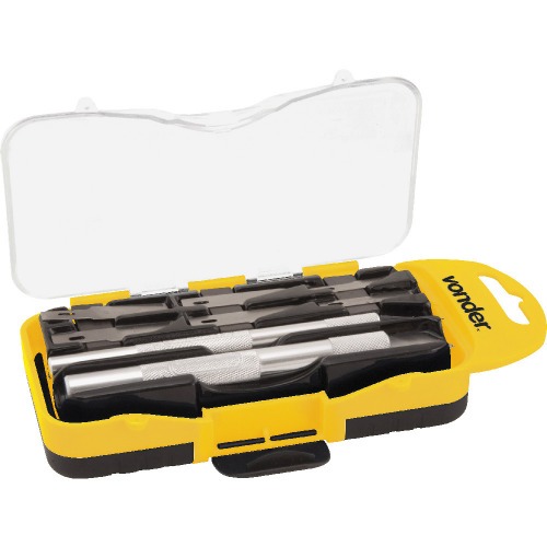 Jogo de facas de precis�o com 8 pe�as