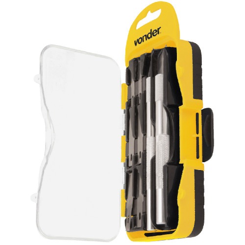 Jogo de facas de precis�o com 8 pe�as