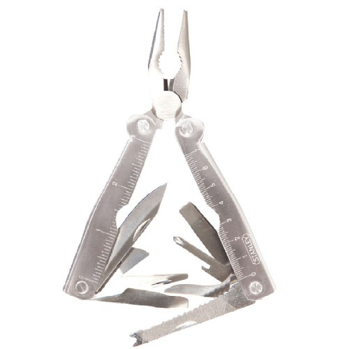 Alicate multiuso em aço inox com 16 funções Alicate multiuso em aço inox com 16 funções