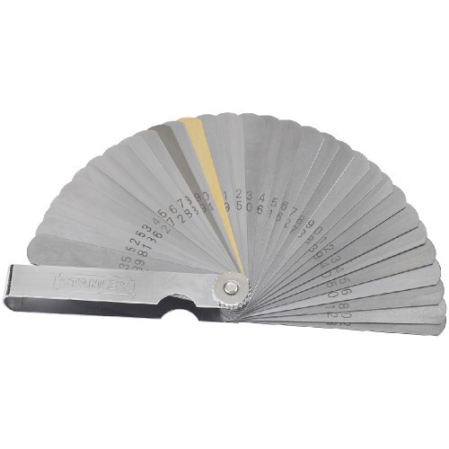 Calibrador de folga de 0,038 a 0,889 mm