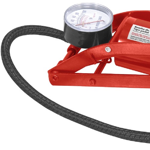 Bomba de ar com pedal para encher pneus